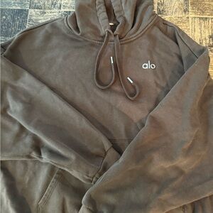 ALO Yoga Brown Hoodie Sweater